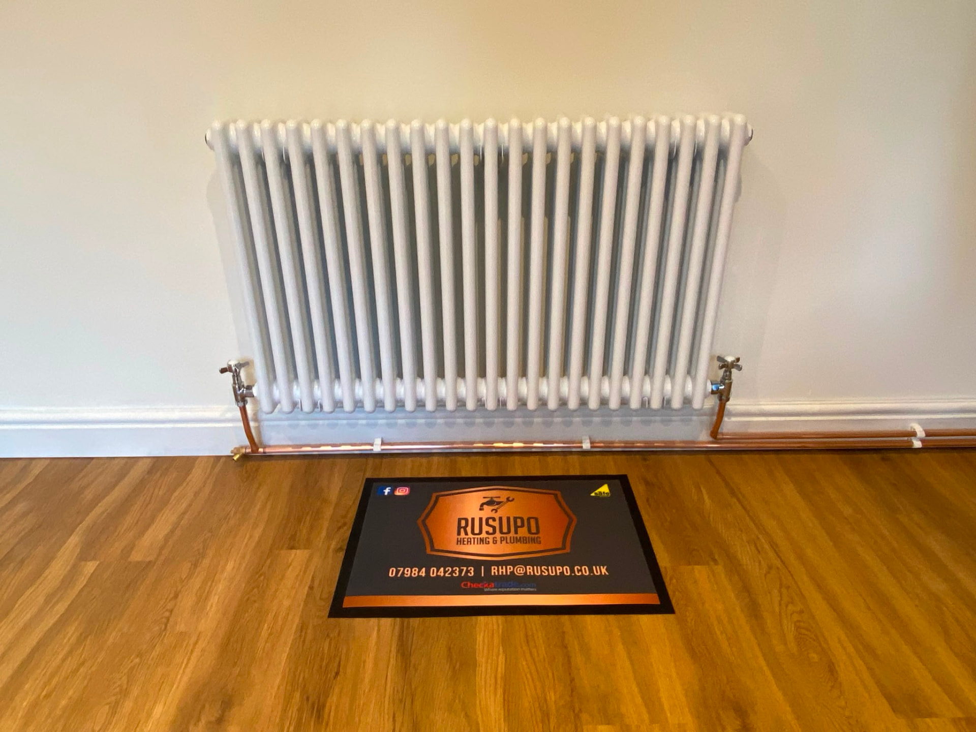 Radiator Installations carried out by Rusupo Heating and Plumbing in Essex